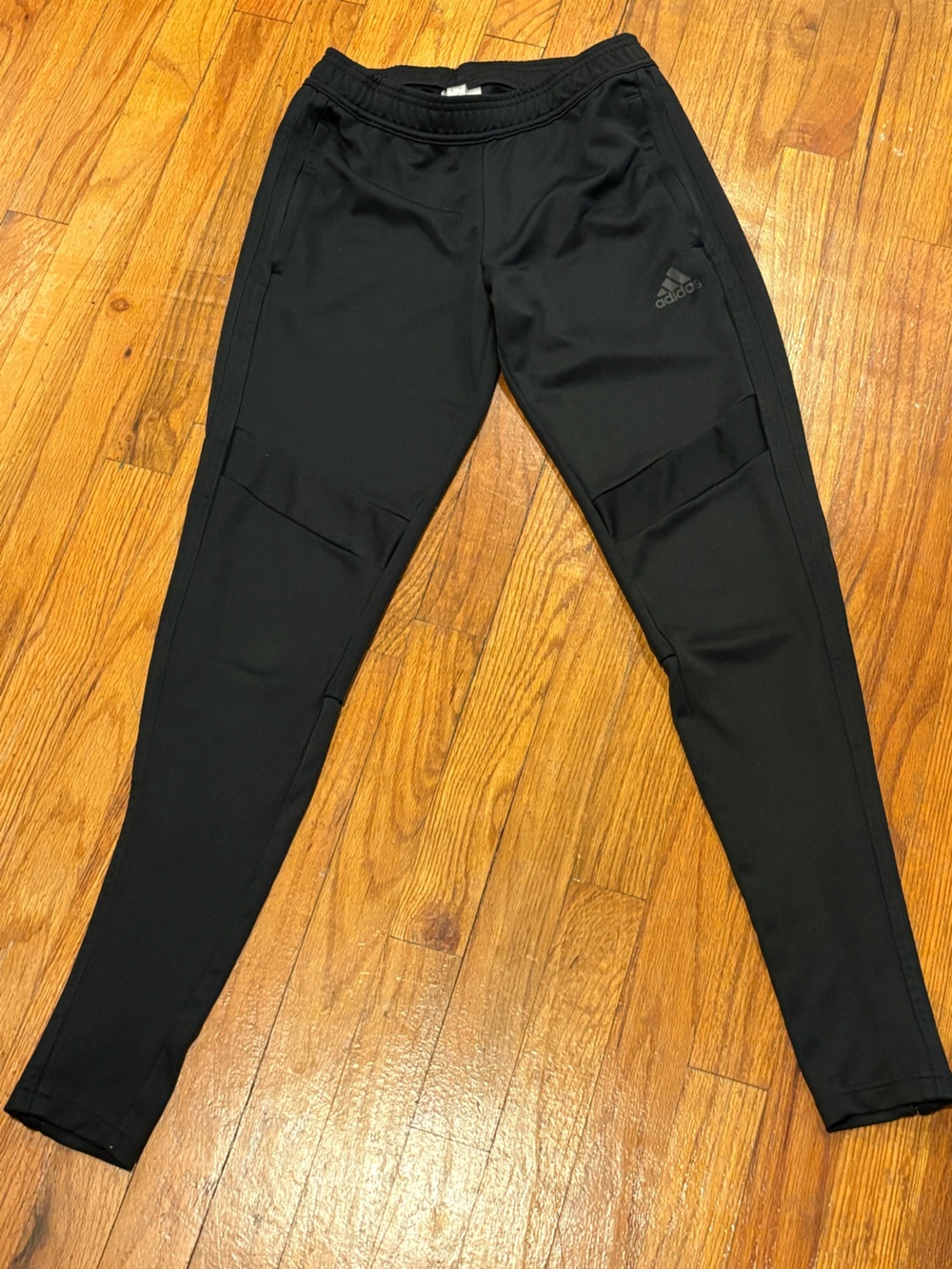 adidas ClimaCool Track Pants Black XS Tapered Ankle Zip Drawstring Pockets
